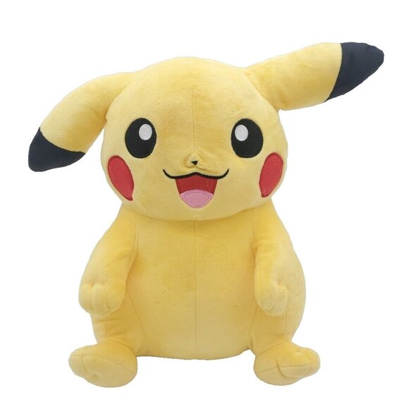 Pokemon Pikachu 13" Plush 2017 Soft Stuffed Animal Character‎ Toy Collectible - Picture 1 of 8